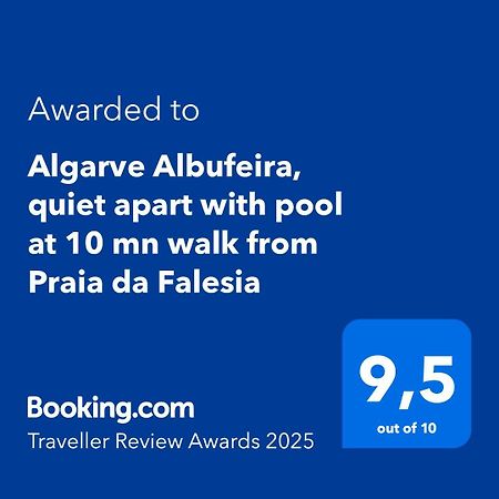 Comfortable apartment, Algarve Albufeira, 10 mn walk from Falésia beach Olhos de Agua  Exterior foto